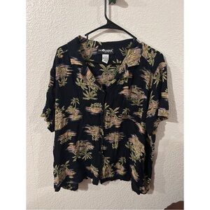 SAG HARBOR Women’s Shirt Plus Size 1X